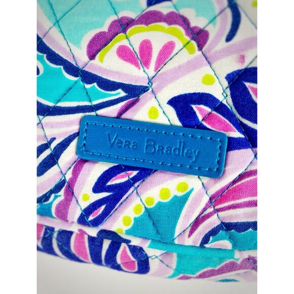 NWT Vera Bradley Trio Zip Hipster Crossbody Waikiki Paisley 24430-N11 Blue - Picture 2 of 8